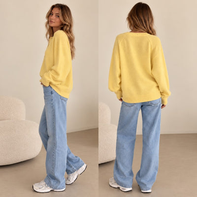 Celvorae Lila Henley Sweater