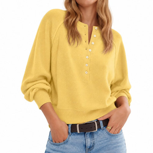 Celvorae Lila Henley Sweater
