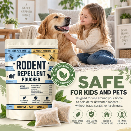Natural Rodent Repellent Pouches | 10 Pack