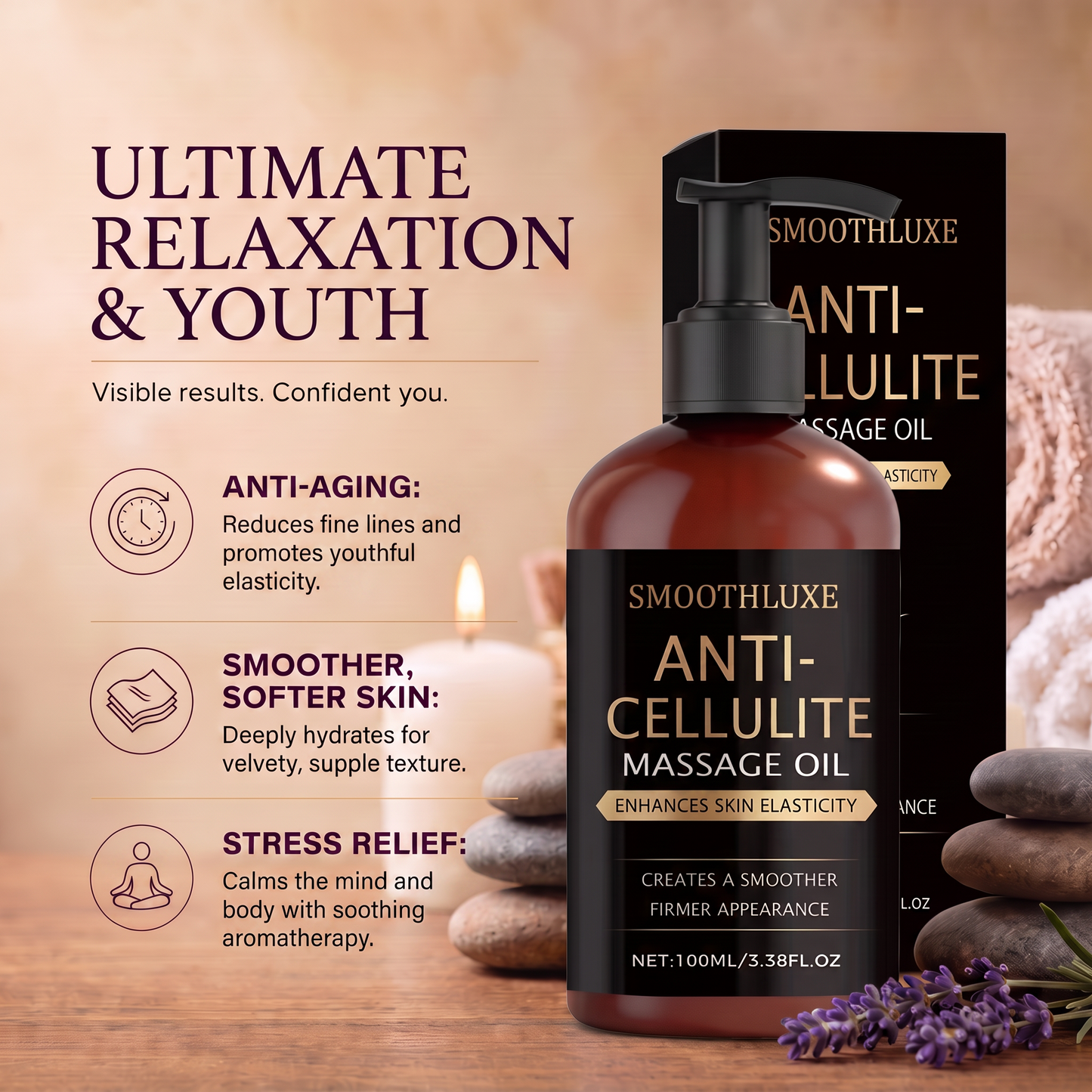 SmoothLuxe™ - Firming Body Massage Oil