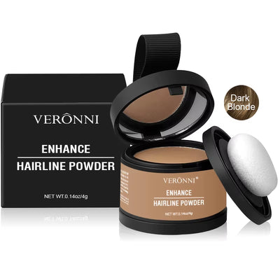 Hair Line Powder 4G Black Root Cover up Natural Instant Waterproof Hairline Shadow Powder Hair Concealer Coverage 14 Color