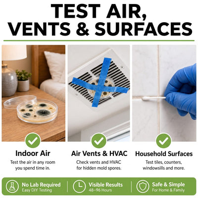 Petri - 4-Test Home Mold Kit